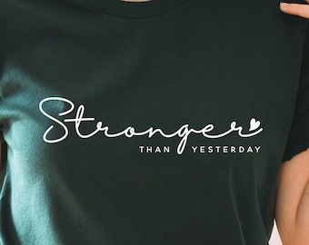 Stronger Than Yesterday Svg, Strong Women Svg, Workout Svg, Boho Svg, Motivational Svg, Trendy Svg, Svg Files For Cricut Silhouette