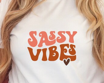 Sassy Vibes SVG: Arquivo de corte Boho Sarcastic (download digital)
