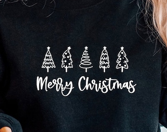 Merry Christmas SVG: Christmas Tree, Winter Vibes (Digital File)