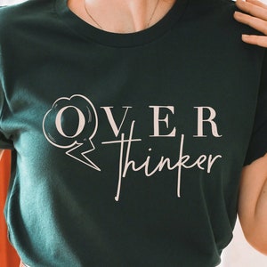 Overthinker SVG File, Mom Life Svg, Stressed Svg, Funny Svg Png Jpg Dxf Eps, Sassy SVG cut files for Cricut, Kindness Svg, Over Think Svg