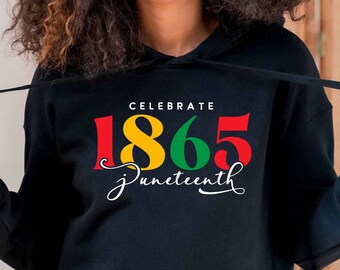Juneteenth 1865 SVG: Design della storia dei neri (file digitale)