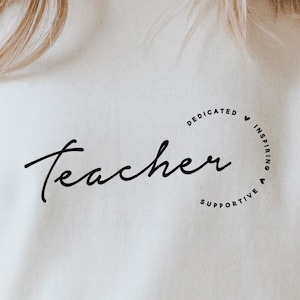 One Loved Teacher SVG PNG PDF, Teacher Svg, Best Teacher Svg, Teacher Appreciation Svg, Teacher Life Svg, Favorite Teacher Shirt Svg