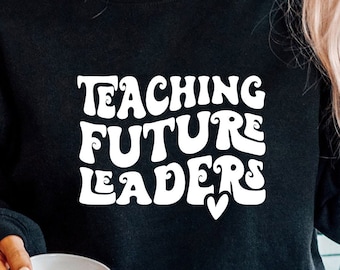 Enseigner aux futurs dirigeants SVG : fichier de coupe de professeur de Boho (téléchargement numérique)