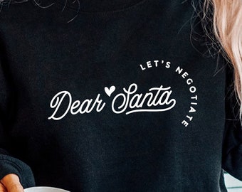 Querido Papai Noel SVG PNG PDF, Camisa de Natal Svg, Presente de Natal, Svg de Natal engraçado, Svg de Natal, Jumper de Natal Svg, Svg de inverno