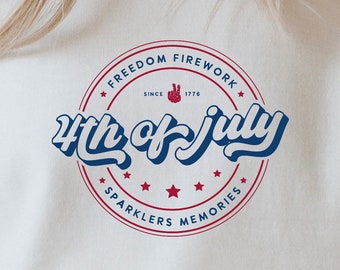 Fourth of July Svg, America Freedom Firework Sparklers Memories Svg, 4th of July SVG, Patriotic Svg, Independence Day Svg, Png Sublimation