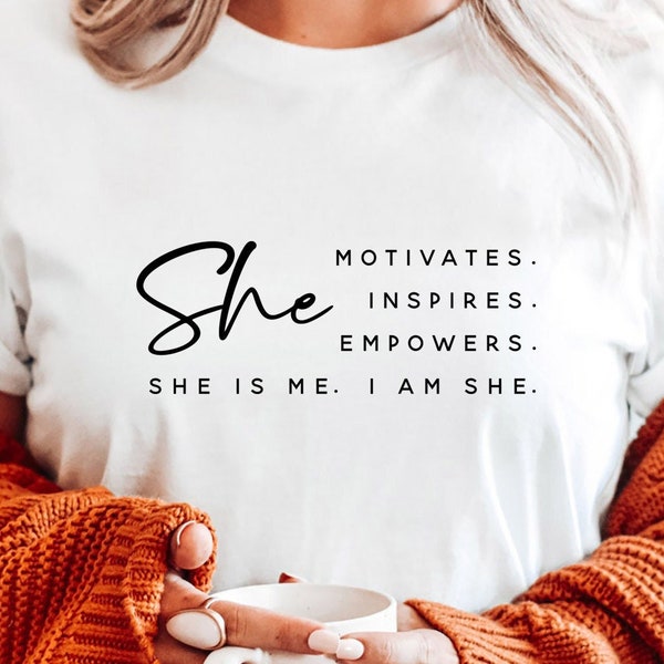 I am She SVG PNG PDF, She Motivates Inspires Empowers Svg, She is Me Svg, She is Me Svg, Entrepreneur Svg Entrepreneurship Svg, Positive Svg