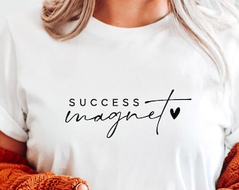 Success Magnet SVG PNG PDF, Success Svg, Manifestation Svg, Positive Svg, Motivational Svg, Positive Quote Svg, Law of Attraction Svg Png
