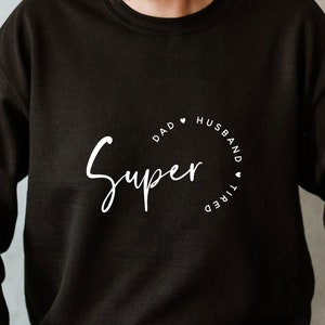 Super pai, super marido, super cansado SVG, pai svg, pai vida svg, presente do dia dos pais, camisa do pai svg, citação engraçada do pai svg, png, dfx para cricut