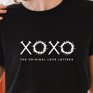 XOXO オリジナルのラブレター SVG PNG PDF、XOXO SVG、XOXO イースター SVG、信仰 SVG、宗教的なイースター SVG、キリスト教 SVG、イエスのような愛 SVG、