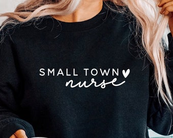 Small Town Nurse SVG PNG, Nurse Mode Svg, Nurse Life Svg, Nurse Shirt Svg, Nursing School Svg, Difference maker Svg, Gift to Nurse Svg