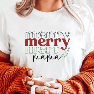 Merry Mama SVG PNG PDF, Christmas Vibes Svg, Christmas Mom Svg, Feliz Natal Svg, Christmas Svg, Christmas Jumper Svg, Winter Svg