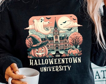 Halloweentown University Est 1998 PNG, Retro Halloween Png, Pumpkin Spice, Witch Halloweentown University, Funny University, Sublimation Png