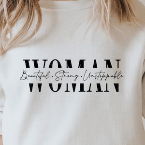 Mujer SVG PNG PDF, Mujer fuerte Png, Ella es fuerte Svg, Motivacional svg, Inspirador Png, Emprendimiento Svg, Hermosa mujer Svg Png