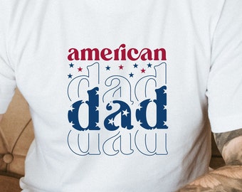 American Dad SVG PNG PDF, 4 de julio svg, cuatro de julio svg, camisa patriótica svg, día de la independencia svg, camisa de sublimación svg para Cricut