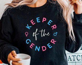 Keeper Of The Gender SVG: Reveal Party Shirt Design (Digital Download)
