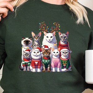 Weihnachten Katzen PNG, Katzenliebhaber Png, süße Kitty Png, Katze Weihnachten Png, Urlaub Png, Katzenmutter Png, Katzenbesitzer Png, Instant Download