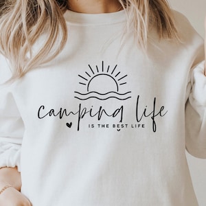 La vida de camping es la mejor vida SVG PNG PDF, Lake Life Svg, Camping Vibes Svg, Summer Camp Svg, Vacation Svg, Camping Shirt Svg, Svg para Cricut