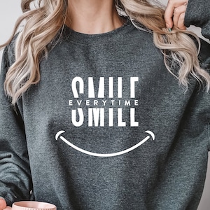 Smile Svg, Smile Every Day SVG, Be Kind Svg, Motivational SVG, Girly Svg, Inspirational, positivo, arquivo de corte Cricut e Silhouette svg png