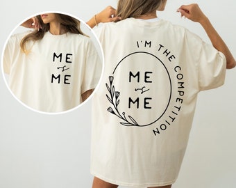 Me vs Me SVG PNG PDF, Self Improvement Svg, Entrepreneur Svg, Entrepreneurship Svg, The Only Comparison That Matters To Me Svg, Cricut Svg