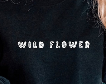 Wildflower SVG: Boho Floral Design, Plant Mom Shirt (Digital Download)