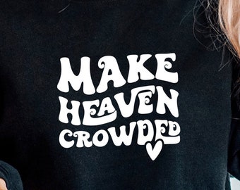 SVG "Haz que el cielo esté lleno": Diseño de fe cristiana (archivo digital)
