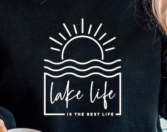 Lake Life SVG : Summer Vacation Vibes Graphic (PNG, PDF)