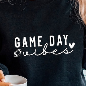 Game Day Vibes SVG PNG PDF, Game Day Svg, Football Svg, Football Mom Svg, Game Day Vibes T-Shirt Svg, Game Day T-Shirt, Sports T-Shirt Svg