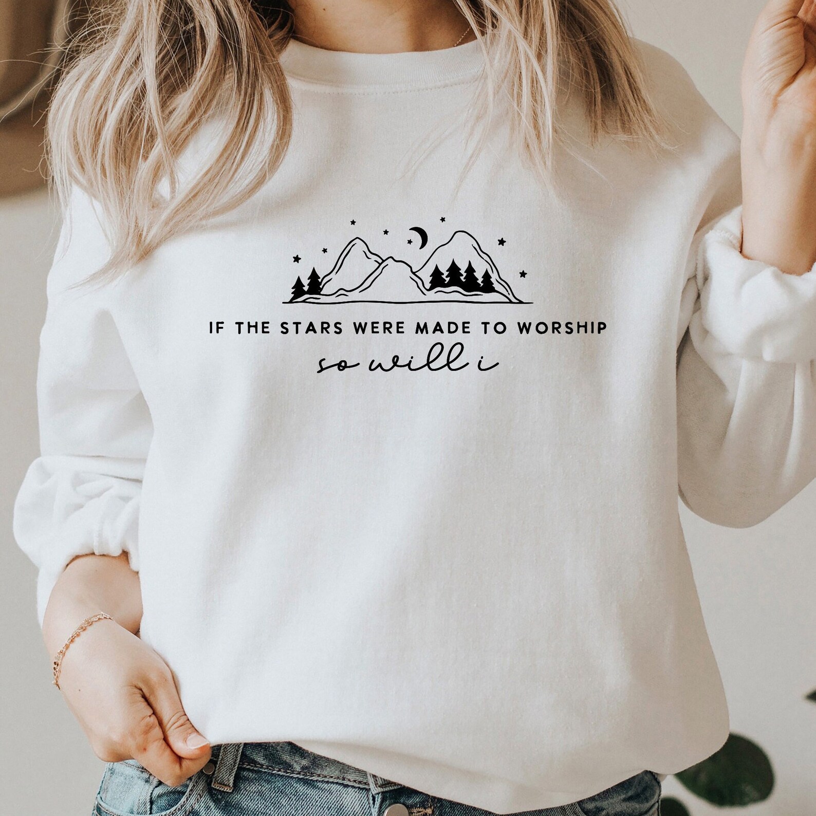 If the Stars Were Made to Worship SVG PNG, Faith Png, Christian Png Svg ...