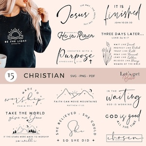 15 christliches SVG-PNG-Bundle, religiöses SVG-Bundle, Motivationszitate-Svg-Bundle, Bibel-Vers-Svg, Kaffeebecher-Svg, Jesus-Svg, Gott-Svg-Png