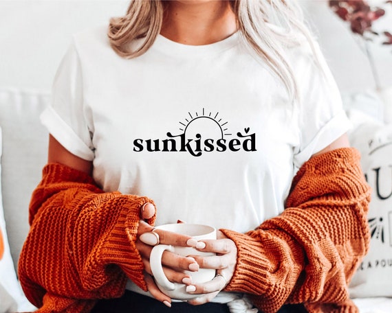 Sunkissed SVG PNG PDF, Summer Svg, Sunkissed Png, Summer Tshirt Svg, Vacation Svg, Travel Svg, dxf, Cut File for Cricut and Silhouette