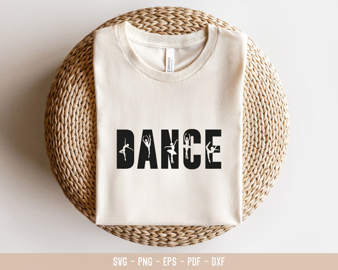 Dance SVG PNG PDF Dancer Cutout Svg Jazz Ballet Shirt Svg - Etsy