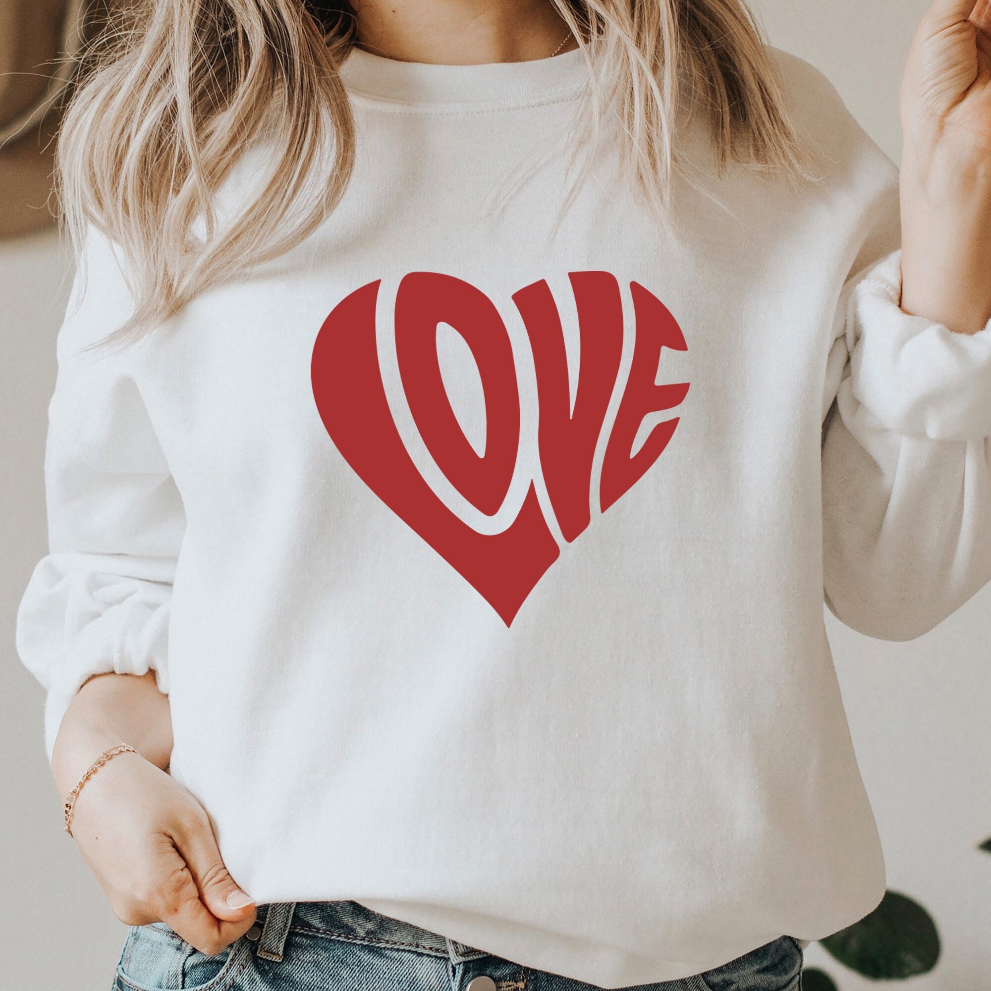 Retro Love Heart SVG PNG: Valentine's Day Design (digital Download) - Etsy