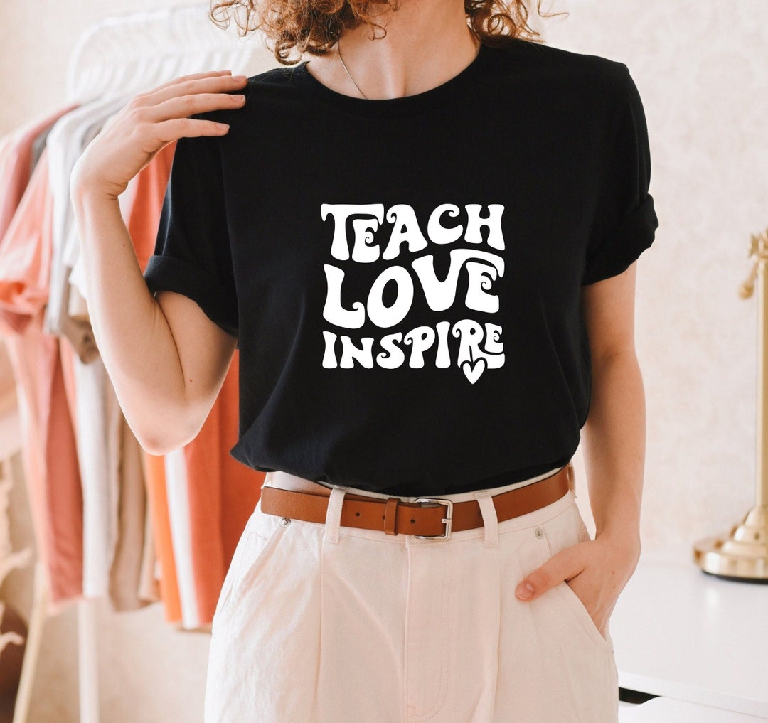 Teach Love Inspire SVG PNG PDF, Best Teacher Svg, Teacher Appreciation ...