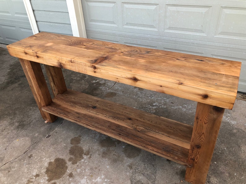 Custom Tables Made to Order Long Wood Table Solid Farmhouse Table