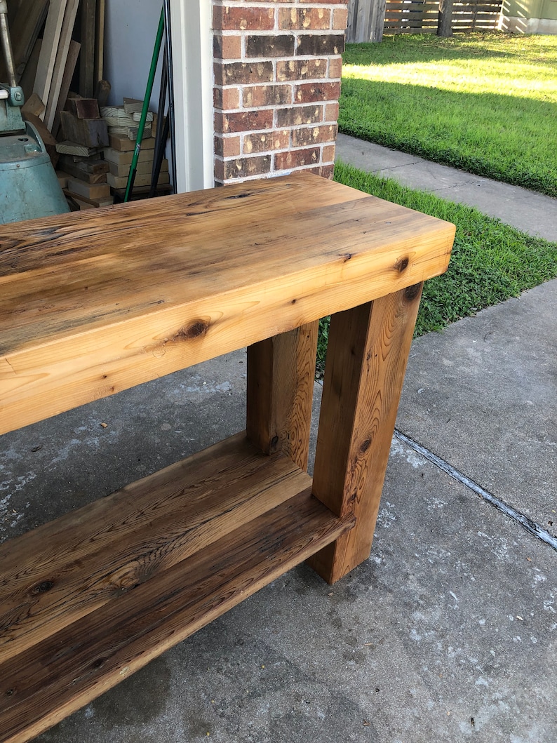 Custom Tables Made to Order Long Wood Table Solid Farmhouse Table