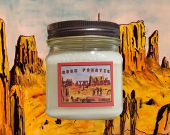 Candle | Book Lovers Candle | Bookworm | Vegan Candle | Mason Jar | 8 OZ Mason Jar | Home decor