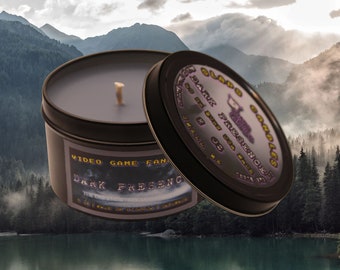 Darkness-Video game candle  | Mason jar or limited edition TIN | Non toxic and Soy | 8 oz fandom