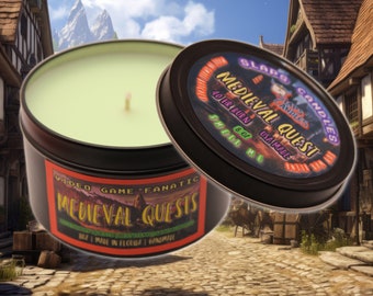 Video Game Candle| Tin Candle | Non toxic and Soy | 8 oz fandom home decor