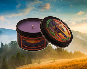 Video game Inspired Candle | Black Tin | Non toxic and Soy | 8 oz fandom