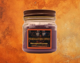 Headmasters Office Inspired | Book Fanatic | Bookworm | Non toxic candle 8 oz Home Decor