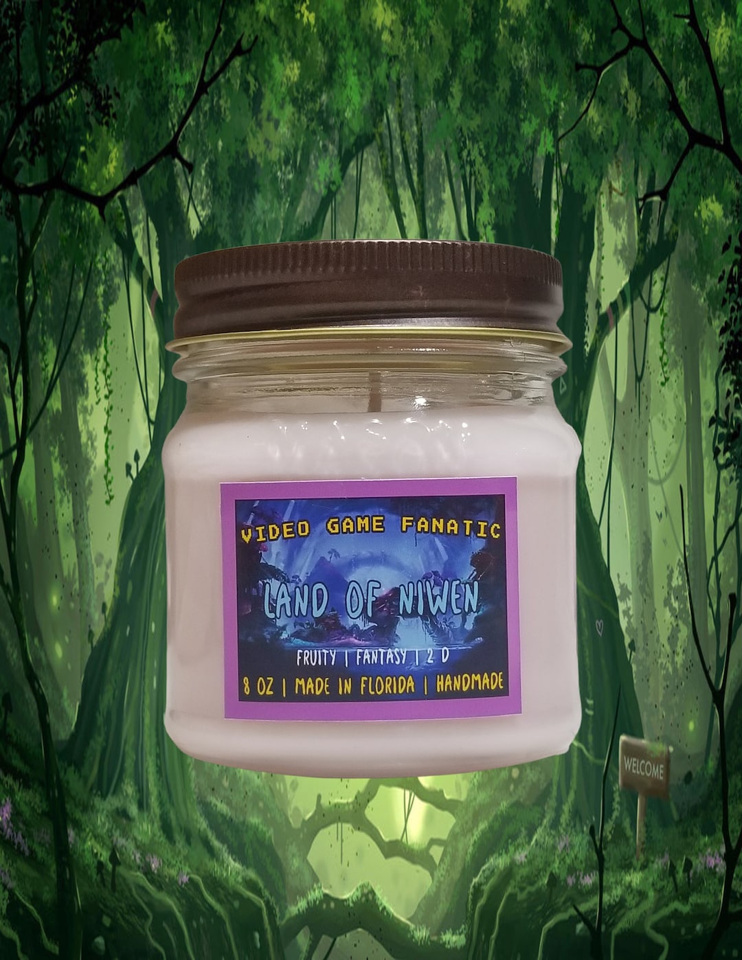 Ori Inspired Video Game Candle Mason Jar or Limited Edition Etsy