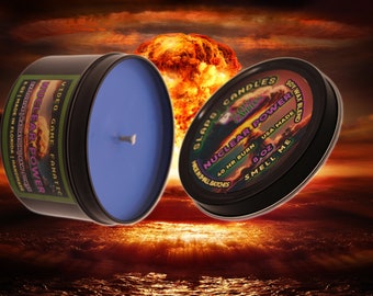Nuclear Power-Video game Candle | TIN | Non toxic and Soy | 8 oz fandom