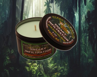 Infiltration Video game Candle  | Tin Candle | Non toxic and Soy | 8 oz fandom