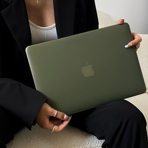 Vintage Green Case for New MacBook Pro 14 Pro A2442 Pro 16 inch 2022 M2 Air 13 A2681 M2 Pro 13 A2338 and Others  Unique Laptop Case