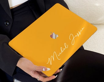 Bright Orange Case for New MacBook Pro 14 Pro A2442 Pro 16 inch 2022 M2 Air 13 A2681 M2 Pro 13 A2338 and Others  Unique Laptop Case