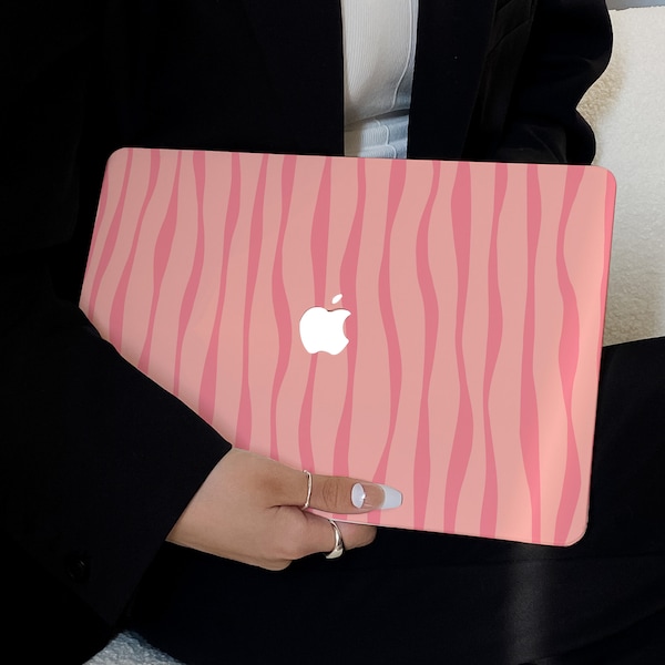 Pink Zebra Pattern Case for New MacBook Pro 14 Pro A2442 Pro 16 inch 2022 M2 Air 13 A2681    M2 Pro 13 A2338 and Unique Laptop Case