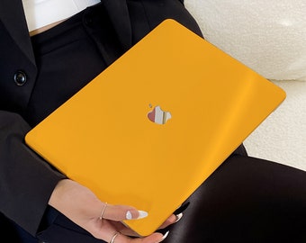 Bright Orange Case for New MacBook Pro 14 Pro A2442 Pro 16 inch 2022 M2 Air 13 A2681 M2 Pro 13 A2338 and Others  Unique Laptop Case