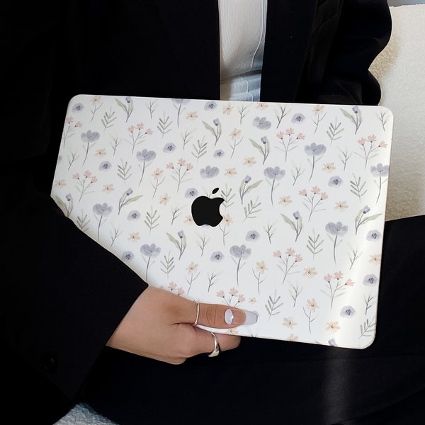 Lavender Wild Flowers Case for New MacBook Pro 14 Pro A2442 Pro 16 inch 2022 M2 Air 13 A2681    M2 Pro 13 A2338