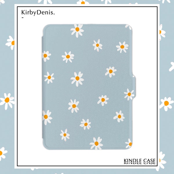 Daisy Painting Personalized Kindle Case,All New Kindle 6" 2022 case, Case Cover for Kindle Paperwhite 1/2/3/4, Gifts for Mum