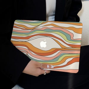 Rainbow Ribbon Case for New MacBook Pro 14 Pro A2442 Pro 16 inch 2022 M2 Air 13 A2681 M2 Pro 13 A2338